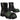 Men's Chinese Style Handmade Cowhide Button Decor Zipper Patchwork Chelsea Boots