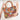 Women's Large Capacity Soft Genuine Leather Mulicolor Floral Shoulder Bag