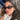 Narrow Rectangle Cat Eye Plastic Frame UV400 HD Lenses Sunglasses for Women