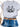 Women's Summer Fashion Cotton Cat Theme Printed Crew-neck Basic Gray T-shirt