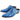 Luxury Leather Blue Slip-on Lizard Print Casual Half Shoes for Men