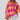 Women's Fall Winter Round Neck Long Sleeved Striped Loose Knitted Sweater