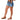 Women's Summer American Vintage Embroidered Slim Fit Raw Edge Denim Shorts