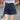 Women's Summer Casual Thin A-Line Loose Fit Wide-Leg Denim Shorts