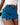 Korean Casual Style Women's High Waist A-line Irregular Denim Shorts