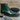 Men's Green Winter Handmade Genuine Leather Lace-up Ankle Boots