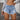Women's Summer Casual All Match High Waist Denim Shorts with Raw Edge