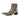 Men's Pointed-Toe 6.5cm Heels Buckle Snakeskin Pattern Genuine Leather Ankle Boots
