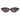 Trendy Tortoise Shell Rivets Narrow Shades Sunglasses for Women