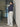 Women's Autumn Winter American Floral Thickened High Waist Straight Wide Leg Lazy Pants