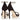 Women's Summer Party Style Open-toed Rhinestone Slim High Heels Pumps