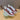 Men's Luxury Shiny Multicolor Snake Print Cow Leather Platform Thick Sole Sneakers