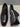 Men's Solid Color Crocodile Skin Lace-Up Low-Heel Business Derby Dress Shoes