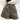 Real Sheepskin Elastic High Waist Casual Wide Leg Biker Shorts for Women