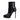 Women's Synthetic Leather Platform Thin Heels Pointed Toe Side Zipper Short Boots