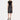 Lambskin Side Split Back Zipper A-Line Genuine Leather Jupe Skirt for Women