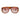 Trendy Square Tortoise Frame Rivets Decor UV400 Sunglasses for Women