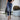 Women's Retro Stretchy Button Fly Frayed Hem High Waisted Skinny Jeans Pants