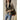 Women's Casual Contrast Color Lightly Painted Sheepskin Moto Biker Jacket