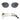 Retro Oval Small Metal Frame UV Protective Driving Pilot Aviation Sunglasses for Women