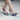 Summer Snake-Patterned Leather Peep-Toe Slim Heels Sandals for Women