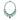 Women's 925 Sterling Silver Luxury Party Synthetic Ruby Emerald Diamond Necklace