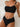 Women's Metal Buckle One Shoulder Push Up Cross High Waist Two Piece Bikini Set