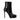 Women's Synthetic Leather Platform Thin Heels Pointed Toe Side Zipper Short Boots