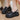 Women's Summer Fashion Synthetic Leather Lace 7cm Platform Slingback Loafers