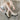 Women's Summer Retro Genuine Leather Round Toe Flat High Heels Sandals