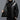 Men's Winter Luxury Black Smooth Texture Synthetic Leather Hooded Jacket
