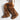 Women's Cozy Solid Color Fluffy Synthetic Fur Over-the-Knee Boots