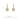 925 Sterling Silver 18K Gold Plated Oval Cut High Carbon Diamond Earring