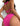 Women's Cross Halter Push Up Hollow Backless Beach Bathing One Piece Swimwear