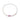 Women's 925 Sterling Silver Pink CZ Rice Shape Natural Shell White Pearl Necklace