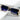 Punk Square Candy Gradient UV400 Double Bridges Sunglasses for Women