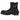 Men's Cowhide Round Toe Platform Hard Wearing Button Decoration Zipper Boots