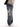 Women's American High Street Retro Distressed with Ripple Micro Horn Legs Jeans
