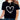 Women's Summer Casual Cotton Black Short Sleeve Round Neck T-Shirt