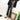 Women's Korean Style Micro Flare Elastic Waist Genuine Leather Pants