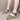Women's Summer Wedge Heel Genuine Leather Rhinestone Buckle Dress Sandals
