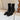 Casual Retro Autumn Coarse Heeled Nonslip Bowknot Ankle Boots for Women