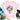 Summer Fashion Cartoon Flower Balloon Print Half Sleeve Round Neck T-shirt for Women