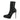 Women's Synthetic Leather Platform Thin Heels Pointed Toe Slip-on Short Boots