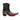 Men's  Handmade Leather Mix Color 6.5cm High Heels Cowboy Style Short Boots