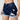 Women's All-match Daily Summer High Rise Elastic Ripped Roll Hem Denim Shorts