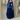 Party Style Shiny A-line Blue Shawl Evening Dress for Special Occasions