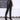 Women's Casual Streetwear Soft Sheepskin Vertical Grain High Waist Pencil Pants