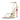 Women's Summer Solid Color High Heels Pointed Toes One Piece Buckle Pumps