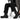 Men's Cowhide Round Toe Platform Hard Wearing Button Decoration Zipper Boots